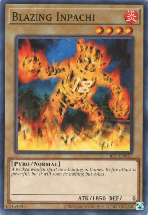 Blazing Inpachi - IOC-EN061: Invasion of Chaos (25th Anniversary Edition)