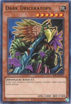 Dark Driceratops - IOC-EN073: Invasion of Chaos (25th Anniversary Edition)