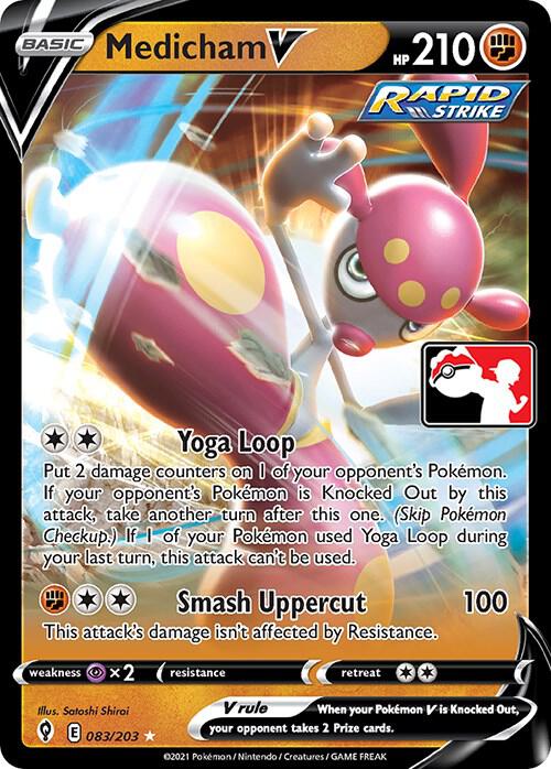 Medicham V - 083/203: Prize Pack Series Cards (ES)