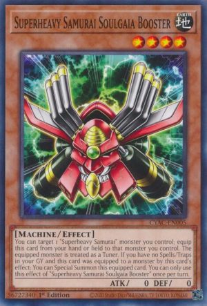 Superheavy Samurai Soulgaia Booster - CYAC-EN005: Cyberstorm Access
