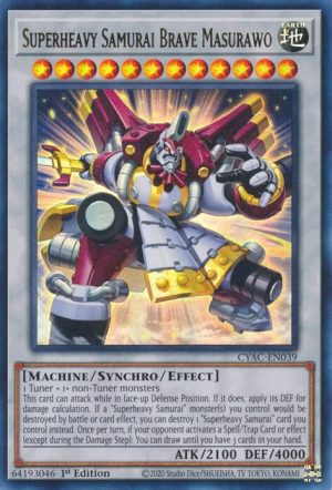 Superheavy Samurai Brave Masurawo - CYAC-EN039: Cyberstorm Access