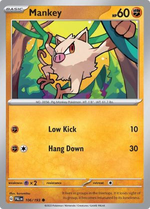 Mankey - 106/193: SV02: Paldea Evolved