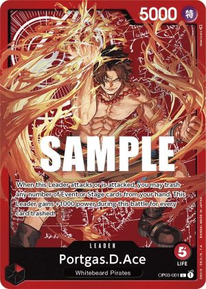 Portgas.D.Ace (Special Goods Set - OP03-001: One Piece Promotion Cards