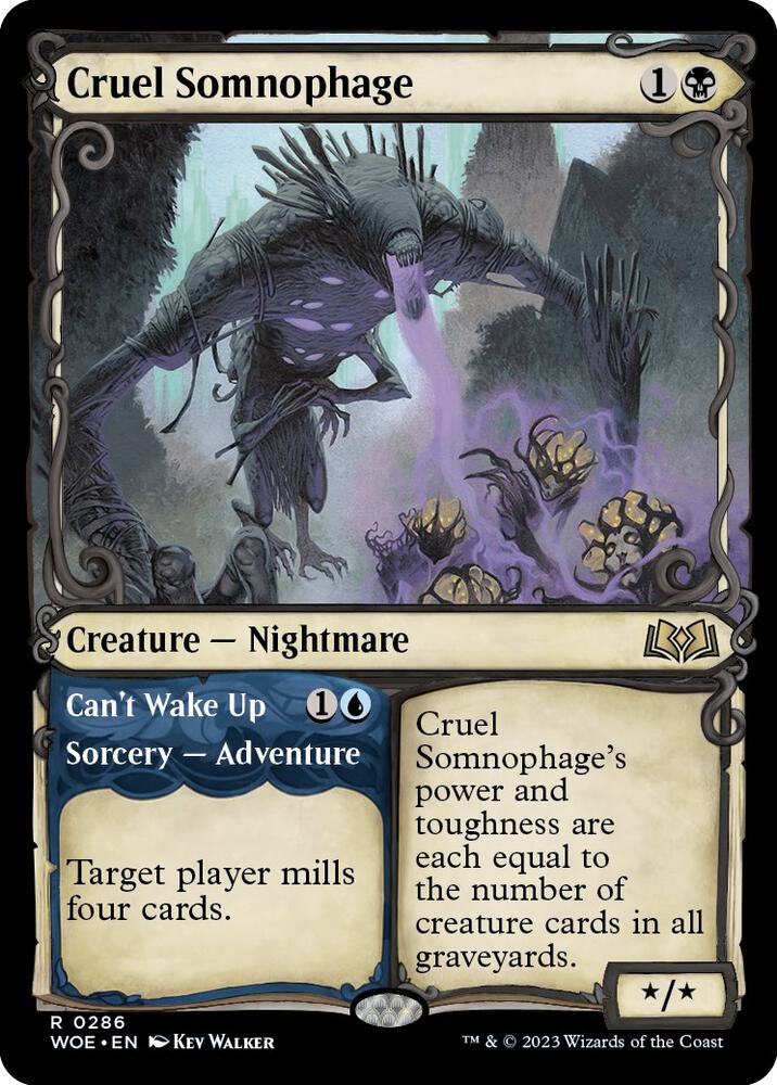 Cruel Somnophage (Showcase) - 286: Wilds of Eldraine