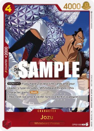 Jozu (Store Championship Participation Pack Vol. 2) - OP02-008: One Piece Promotion Cards