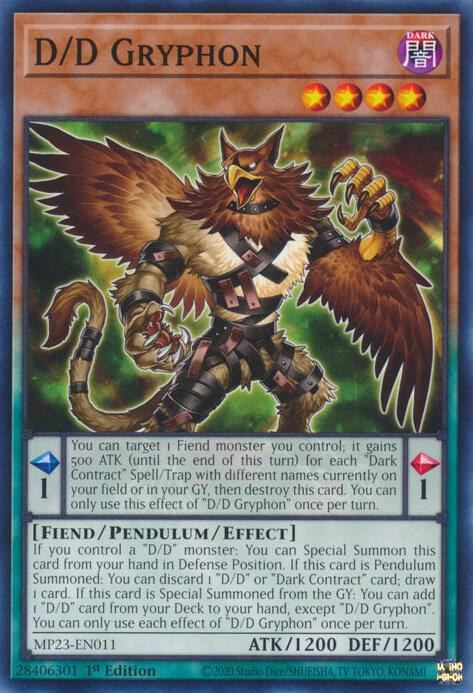 D/D Gryphon - MP23-EN011: 25th Anniversary Tin: Dueling Heroes Mega Pack