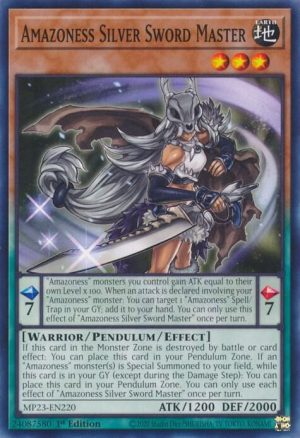 Amazoness Silver Sword Master - MP23-EN220: 25th Anniversary Tin: Dueling Heroes Mega Pack