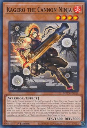 Kagero the Cannon Ninja - MP23-EN169: 25th Anniversary Tin: Dueling Heroes Mega Pack
