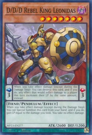 D/D/D Rebel King Leonidas - MP23-EN277: 25th Anniversary Tin: Dueling Heroes Mega Pack