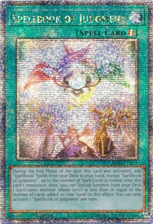 Spellbook of Judgment (Quarter Century Secret Rare) - RA01-EN054: 25th Anniversary Rarity Collection