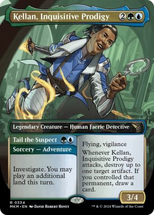 Kellan, Inquisitive Prodigy (Borderless) - 334: Murders at Karlov Manor