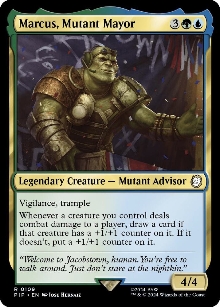 Marcus, Mutant Mayor - 109: Universes Beyond: Fallout