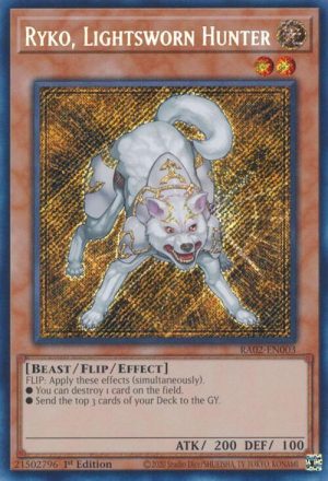 Ryko, Lightsworn Hunter (Secret Rare) - RA02-EN003: 25th Anniversary Rarity Collection II
