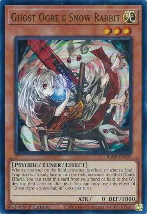 Ghost Ogre & Snow Rabbit (Alternate Art) (UR) - RA02-EN009: 25th Anniversary Rarity Collection II