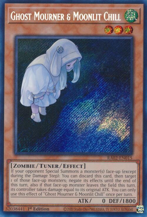 Ghost Mourner & Moonlit Chill (Alternate Art) (Secret Rare) - RA02-EN015: 25th Anniversary Rarity Collection II