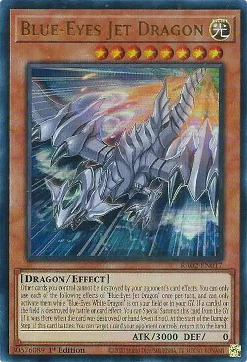 Blue-Eyes Jet Dragon (UR) - RA02-EN017: 25th Anniversary Rarity Collection II