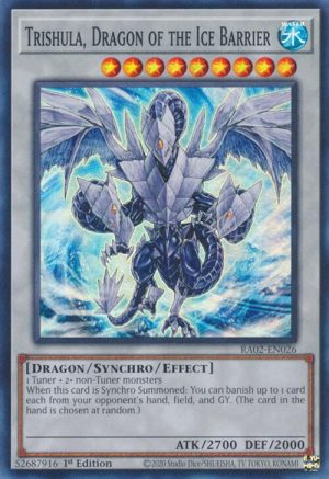Trishula, Dragon of the Ice Barrier - RA02-EN026: 25th Anniversary Rarity Collection II