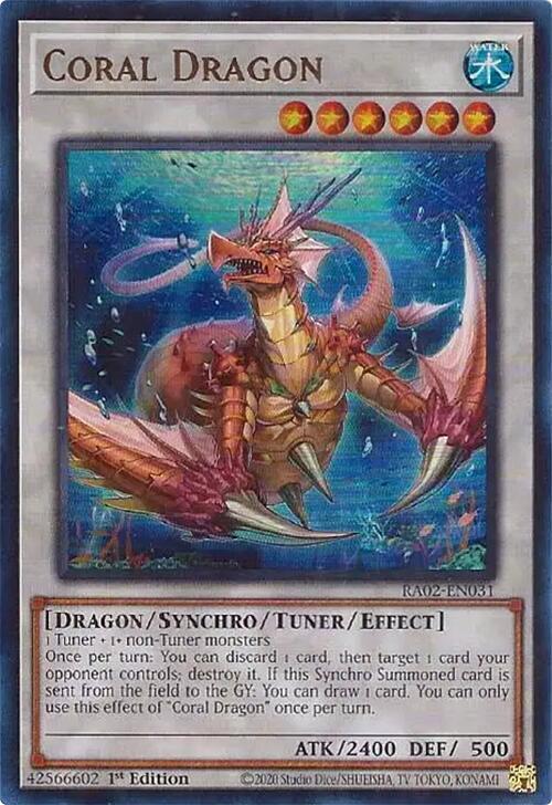 Coral Dragon (UR) - RA02-EN031: 25th Anniversary Rarity Collection II