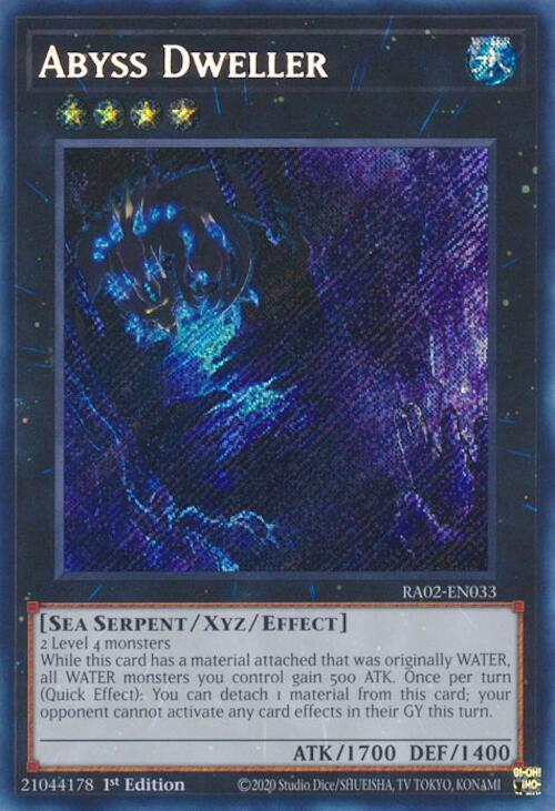 Abyss Dweller (Secret Rare) - RA02-EN033: 25th Anniversary Rarity Collection II