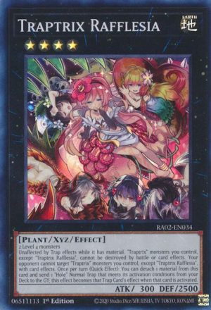 Traptrix Rafflesia - RA02-EN034: 25th Anniversary Rarity Collection II