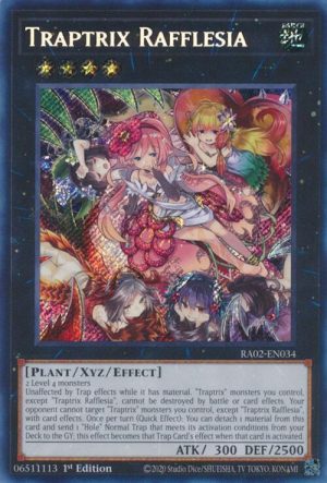 Traptrix Rafflesia (Secret Rare) - RA02-EN034: 25th Anniversary Rarity Collection II