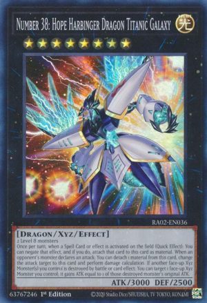 Number 38: Hope Harbinger Dragon Titanic Galaxy - RA02-EN036: 25th Anniversary Rarity Collection II