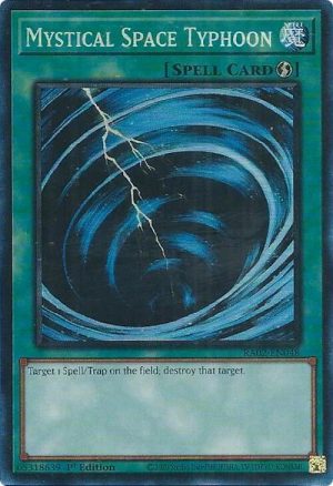 Mystical Space Typhoon (PCR) - RA02-EN048: 25 Anniversary Rarity Collection II