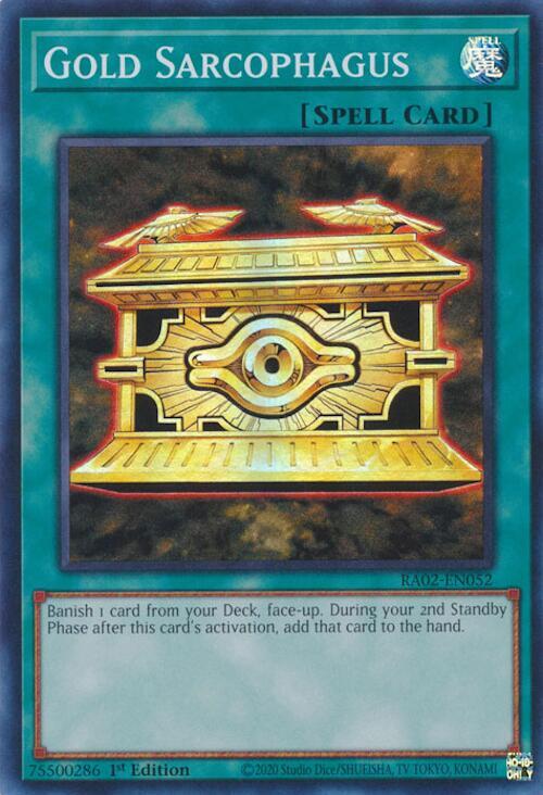 Gold Sarcophagus - RA02-EN052: 25th Anniversary Rarity Collection II