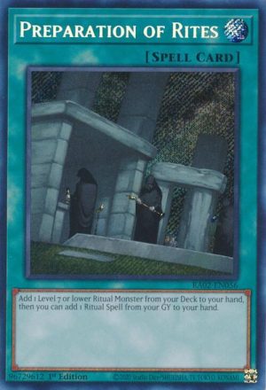 Preparation of Rites (Secret Rare) - RA02-EN056: 25th Anniversary Rarity Collection II