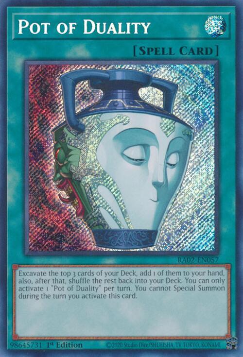 Pot of Duality (Secret Rare) - RA02-EN057: 25th Anniversary Rarity Collection II