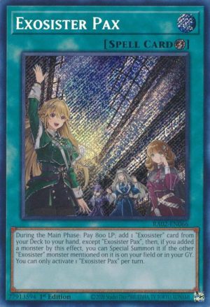 Exosister Pax (Secret Rare) - RA02-EN066: 25th Anniversary Rarity Collection II