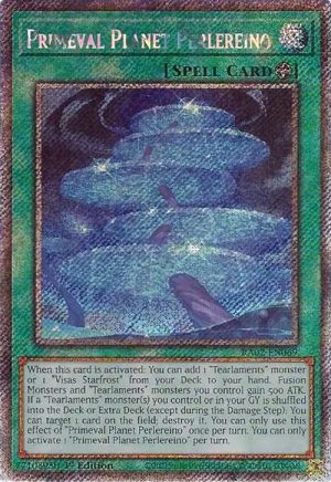 Primeval Planet Perlereino (Platinum Secret Rare) - RA02-EN069: 25th Anniversary Rarity Collection II