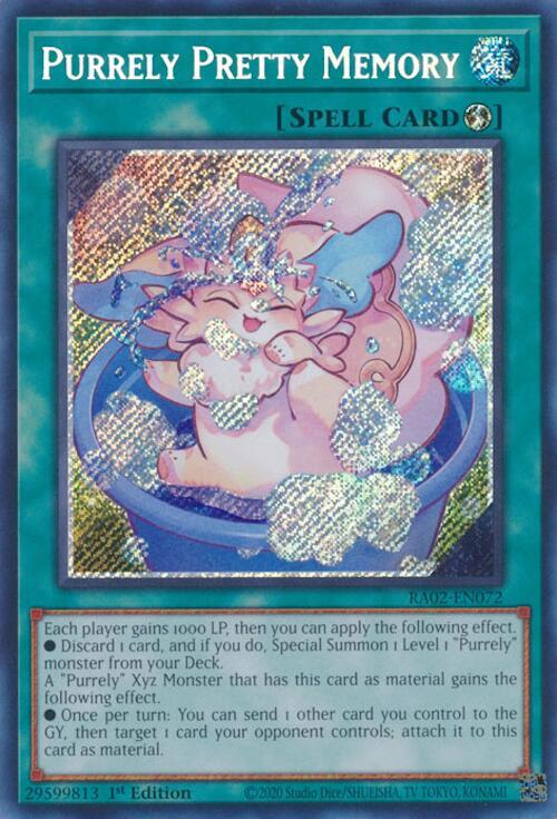 Purrely Pretty Memory (Secret Rare) - RA02-EN072: 25th Anniversary Rarity Collection II