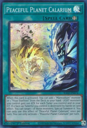Peaceful Planet Calarium - RA02-EN074: 25th Anniversary Rarity Collection II
