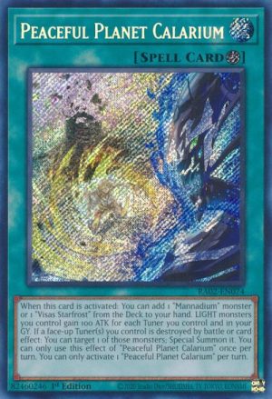 Peaceful Planet Calarium (Secret Rare) - RA02-EN074: 25th Anniversary Rarity Collection II