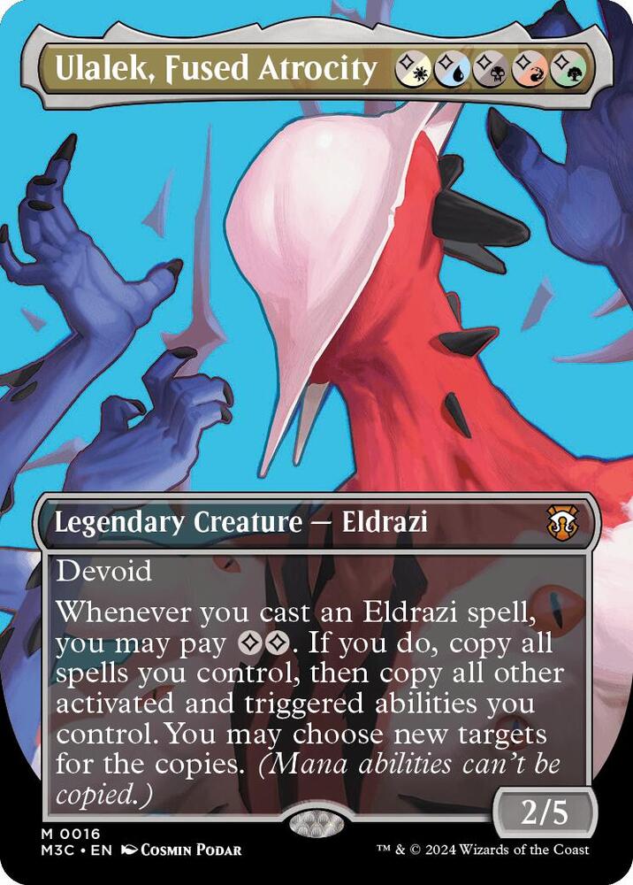Ulalek, Fused Atrocity (Borderless) - 16: Commander: Modern Horizons 3