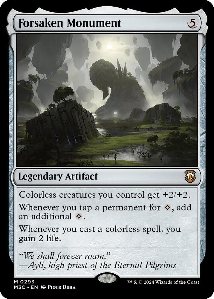 Forsaken Monument (Ripple Foil) - 293: Commander: Modern Horizons 3