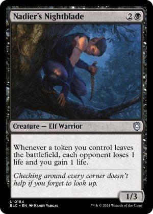 Nadier's Nightblade - 184: Commander: Bloomburrow