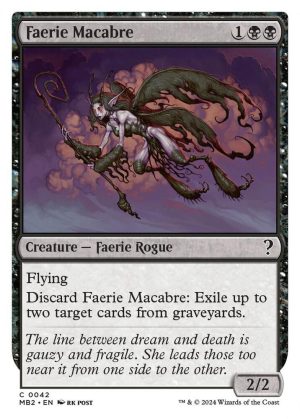 Faerie Macabre (White Border) - 42: Mystery Booster 2