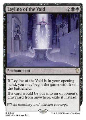 Leyline of the Void (White Border) - 44: Mystery Booster 2