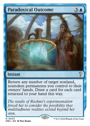 Paradoxical Outcome (White Border) - 33: Mystery Booster 2