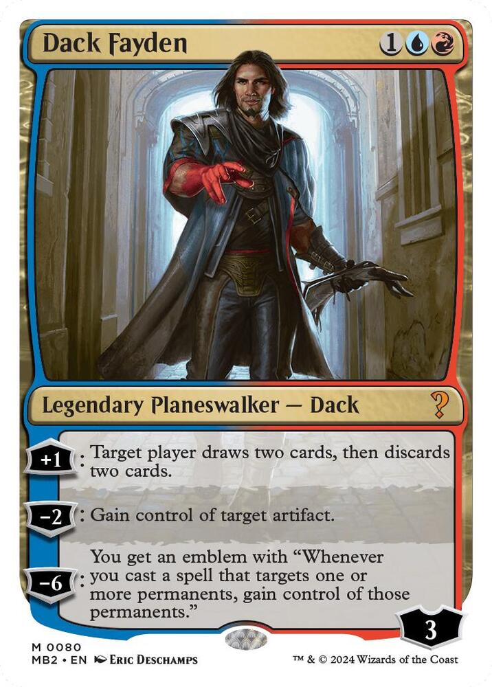 Dack Fayden (White Border) - 80: Mystery Booster 2