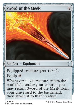 Sword of the Meek (White Border) - 98: Mystery Booster 2