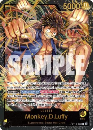 Monkey.D.Luffy (Premium Card Collection - ST13-003: One Piece Promotion Cards