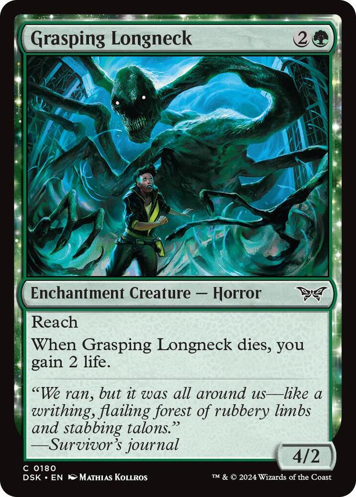 Grasping Longneck - 180: Duskmourn: House of Horror