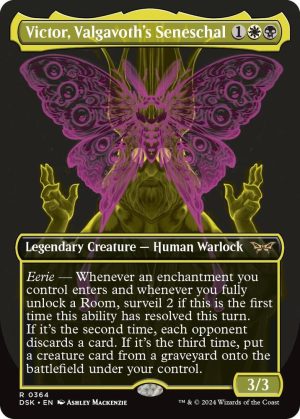 Victor, Valgavoth's Seneschal (Showcase) - 364: Duskmourn: House of Horror