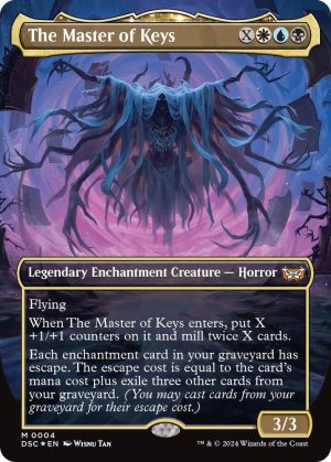 The Master of Keys (Borderless) - 4: Commander: Duskmourn: House of Horror