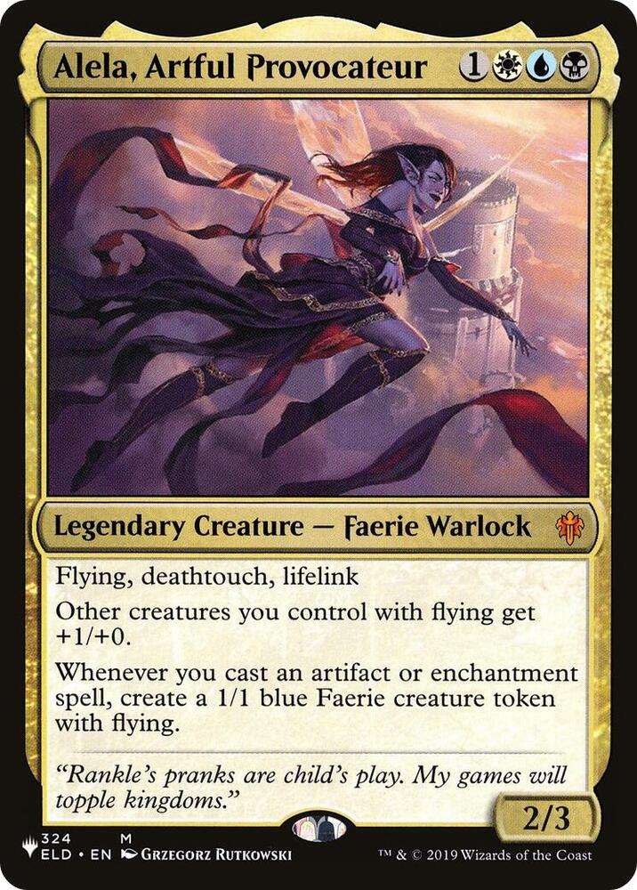 Alela, Artful Provocateur - 324/269: The List Reprints