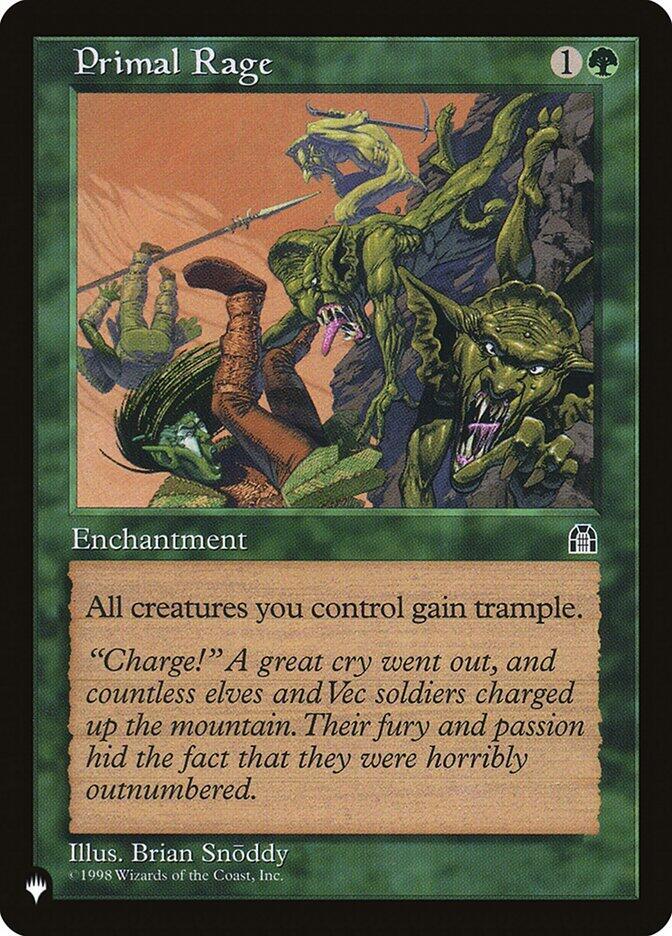 Primal Rage: The List Reprints