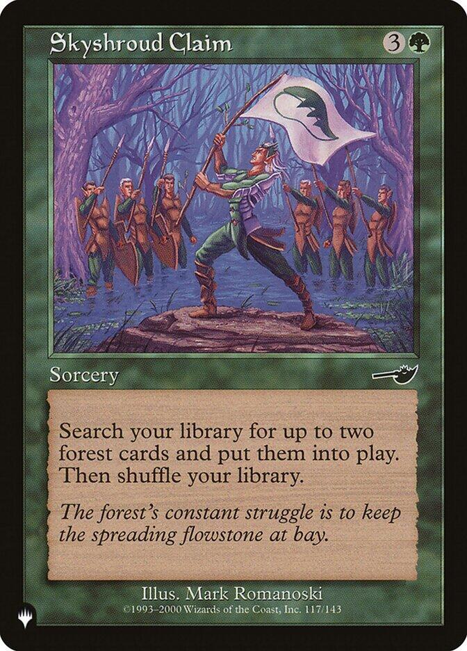Skyshroud Claim - 117/143: The List Reprints